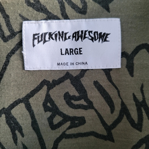 FA Skater Field Style Button Up Patched Graphic Art Jacket - Nude Women - Picture 8 of 12